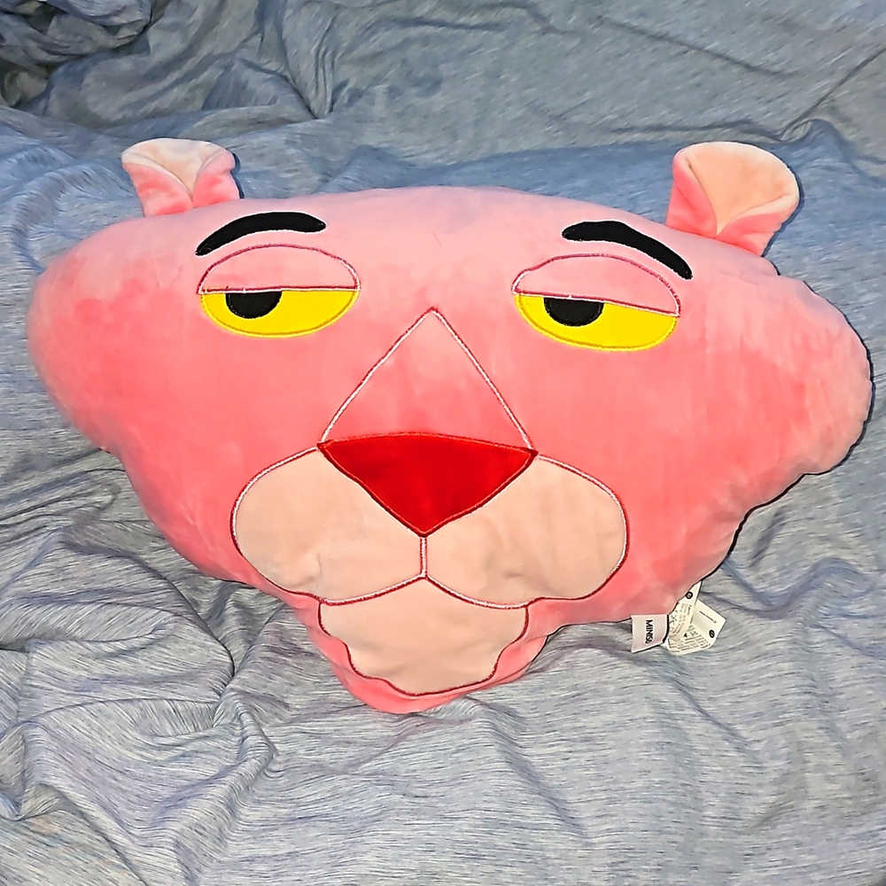 Miniso Pink Panther Plush Pillow
